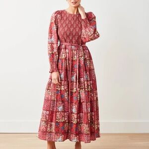 Printfresh Stained Glass Storybook - Making Introductions Dress | Wine